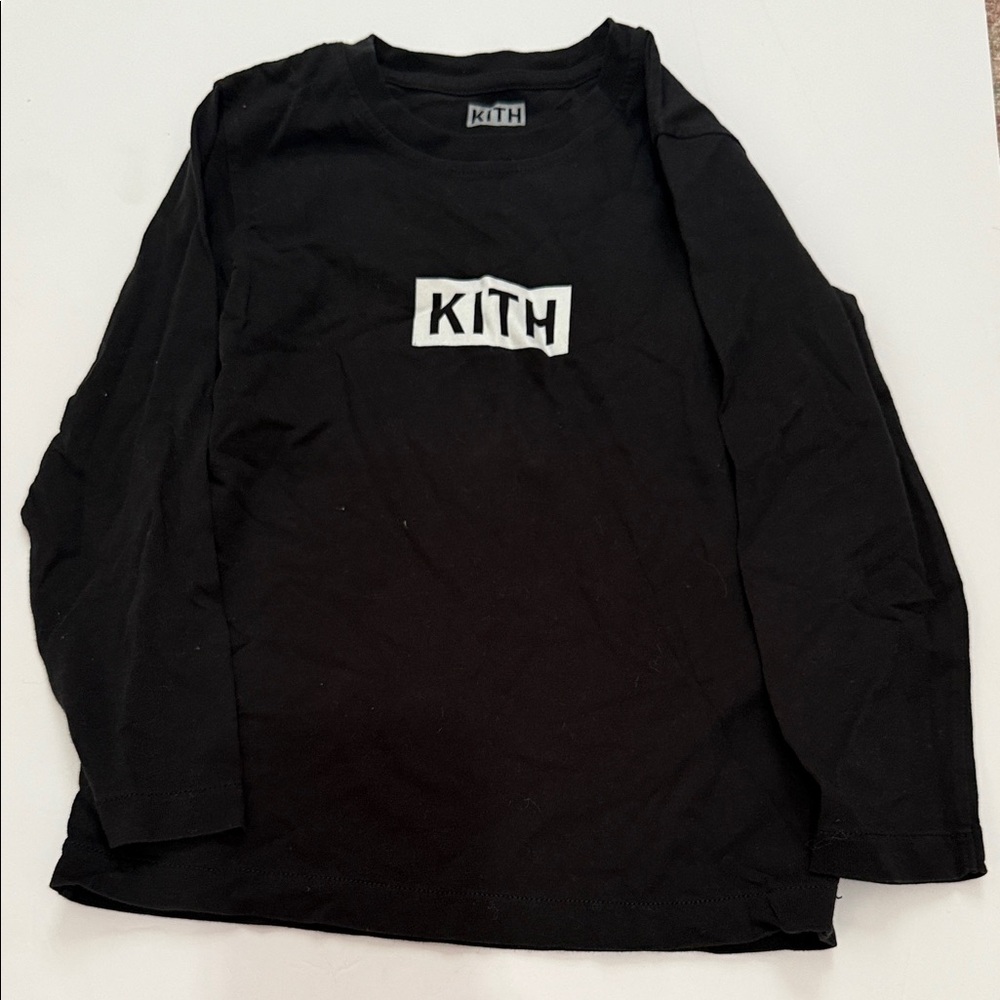 Kith Kids Black Long Sleeve Tee
